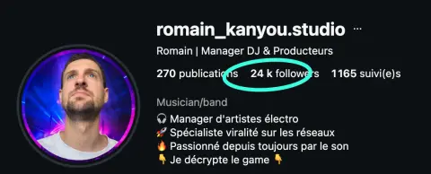 Résultat réel d'un participant
